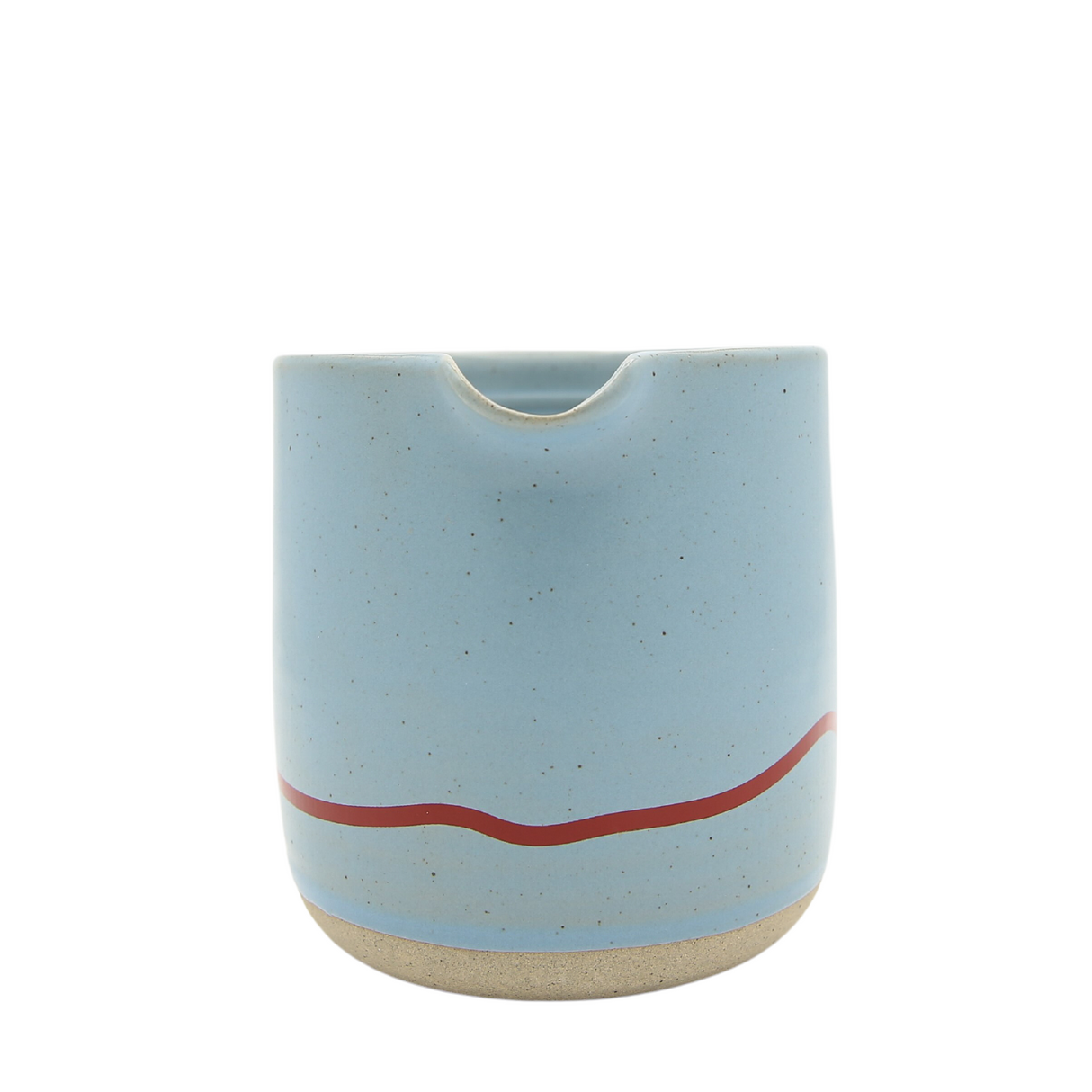 Keith Brymer Jones Studio Collaboration Range - Ceramic Large Jug - Clear Sky & Red - 400ml - Gift Boxed