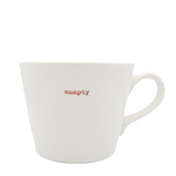 Keith Brymer Jones - Word Range - Standard Ceramic White Mug - numpty (red) - 350ml - Gift Boxed