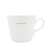 Keith Brymer Jones - Irish Word Range - Standard Ceramic White Mug - some yoke! - 350ml - Gift Boxed