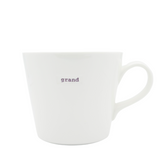 Keith Brymer Jones - Irish Word Range - Standard Ceramic White Mug - grand - 350ml - Gift Boxed
