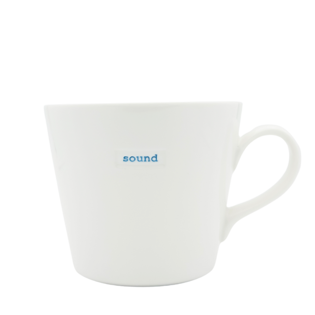 Keith Brymer Jones - Irish Word Range - Standard Ceramic White Mug - sound - 350ml - Gift Boxed