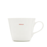 Keith Brymer Jones - French/Francais Word Range - Standard Ceramic White Mug - amour - 350ml - Gift Boxed
