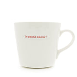Bucket Mug Large - 500ml - Le Grand Amour! (Red)