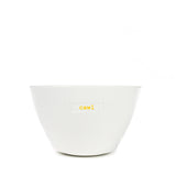Keith Brymer Jones - Cymraeg\Welsh Word Range - Medium Ceramic White Bowl - cawl - 500ml - Gift Boxed