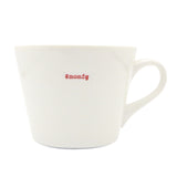 Bucket Mug Medium - 350ml - #Momfg (Red)