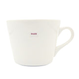 Keith Brymer Jones - Welsh/Cymraeg Word Range - Standard Ceramic White Mug - mam - 350ml - Gift Boxed