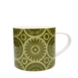 Mini Moderns - Keith Brymer Jones Collaboration Range - Medium Ceramic White Mug - Darjeeling Tonal 4 - 325ml - Gift Boxed