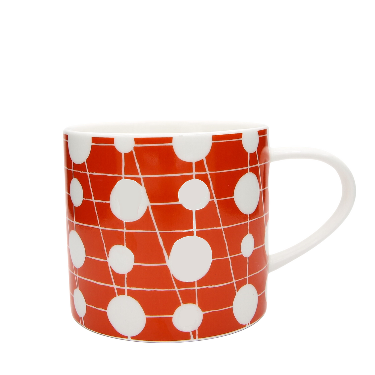 Mini Moderns - Keith Brymer Jones Collaboration Range - Medium Ceramic White Mug - Pavillion 2 - 325ml - Gift Boxed