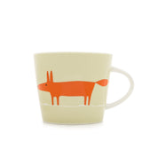 Scion Living - Keith Brymer Jones Collaboration Range - Mr Fox Ceramic Mug - Neutral/Orange - 350ml