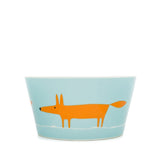 Keith Brymer Jones Collaboration Range - Scion Living Bowl Mr Fox Ceramic Bowl - Duckegg & Orange - 565ml