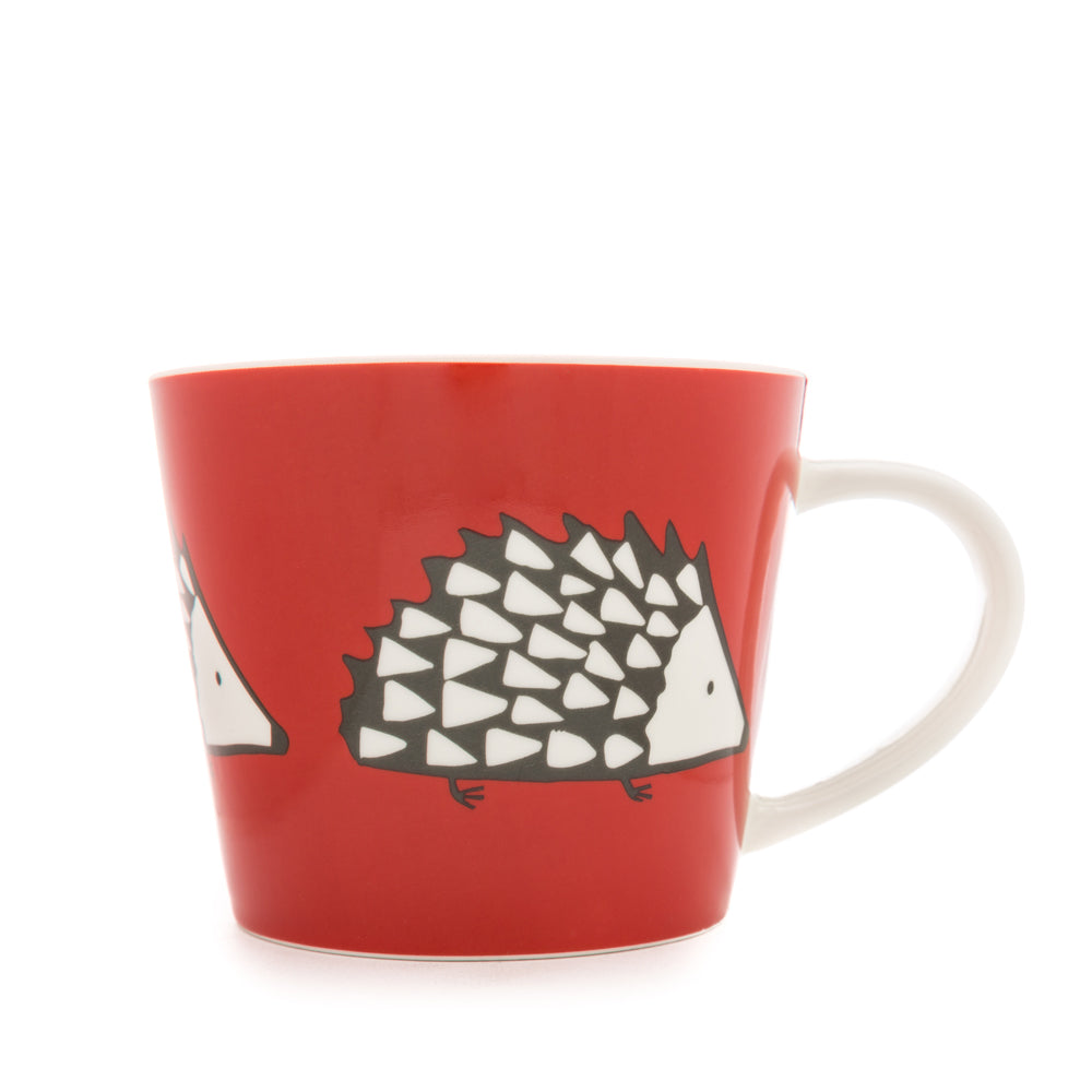 Scion Living - Keith Brymer Jones Collaboration Range - Spike Large Ceramic Mug - Red - 525ml