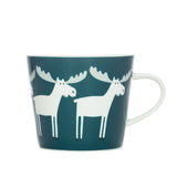 Scion Living - Keith Brymer Jones Collaboration Range - Marty Moose Ceramic Mug - Marina/Ice - 350ml