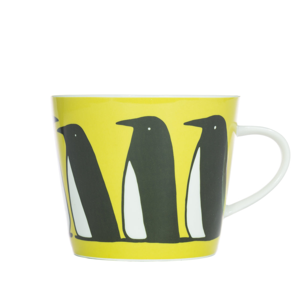 Scion Living - Keith Brymer Jones Collaboration Range - Pedro Penguin Ceramic Mug - Honey - 350ml