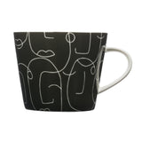 Scion Living - Keith Brymer Jones Collaboration Range - Epsilon Ceramic Mug - Liquorice - 350ml
