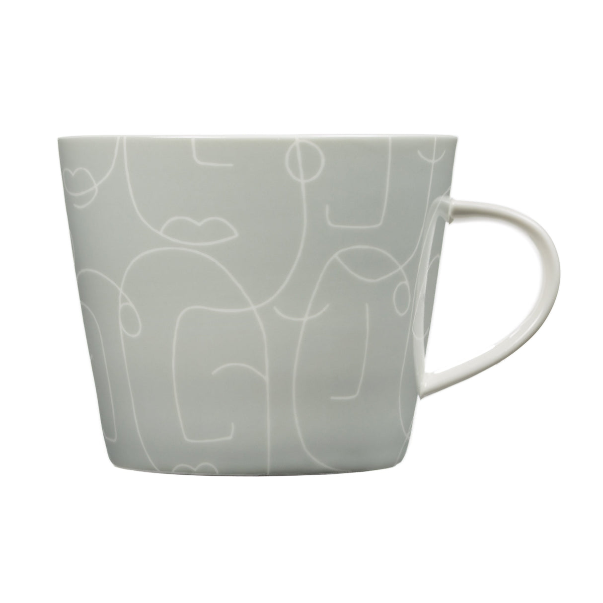 Scion Living - Keith Brymer Jones Collaboration Range - Epsilon Ceramic Mug - Pebble - 350ml