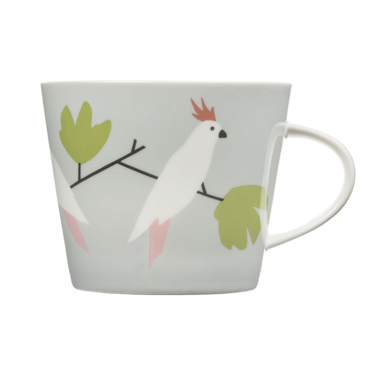 Scion Living - Keith Brymer Jones Collaboration Range - Love Birds Ceramic Mug - Pebble - 350ml