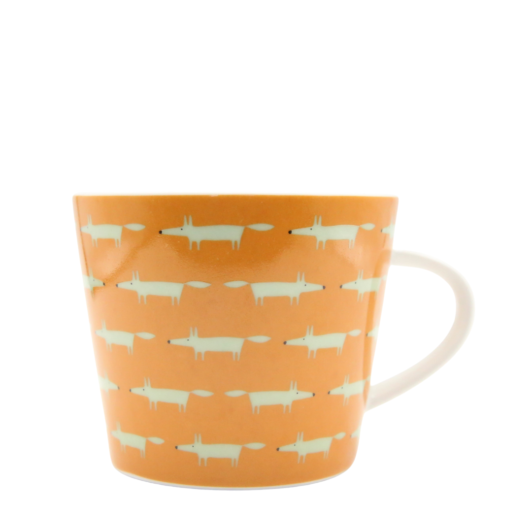 Scion Living - Keith Brymer Jones Collaboration Range - Midi Mr Fox Ceramic Mug - Chai - 350ml.