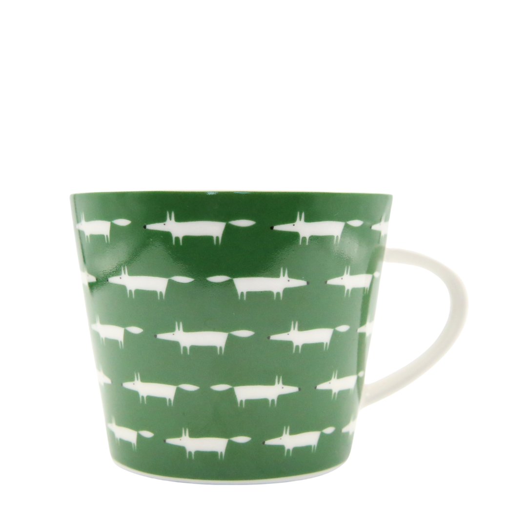 Keith Brymer Jones Collaboration Range - Scion Living Ceramic Mug - Midi Fox - Mint Leaf - 350ml