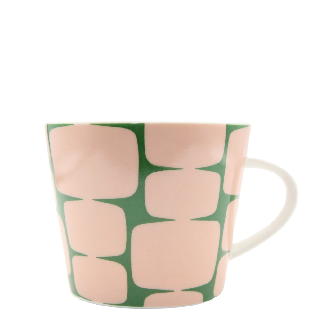 Keith Brymer Jones Collaboration Range - Scion Living Ceramic Mug - Lohko - Milkshake & Mint Leaf - 350ml