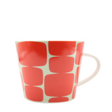 Keith Brymer Jones Collaboration Range - Scion Living Ceramic Mug - Lohko - Poppy Pop & Sage - 350ml