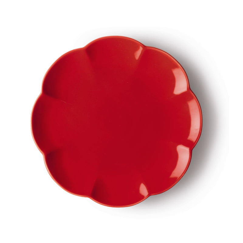 VILLADEIFIORI SALAD PLATE CM 23 RED