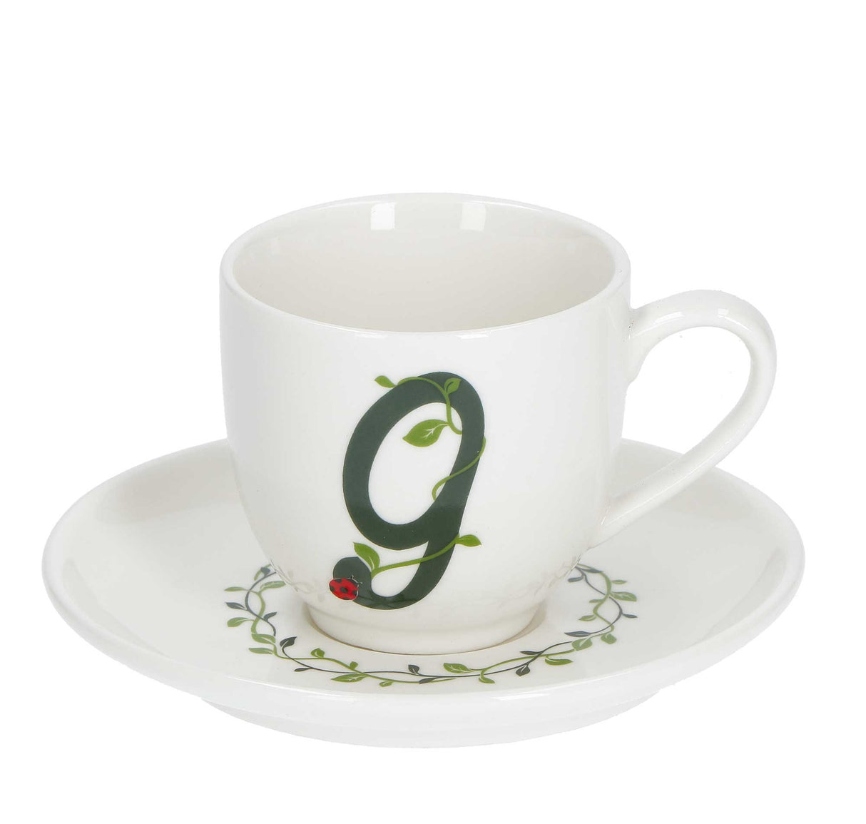 SOLOTUA COFFEE CUP W/S 'G' 3 OZ GB