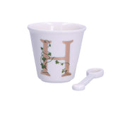 UNICO CUP 'H' W/O HANDLE W/SPOON 75 ccGB