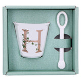 UNICO CUP 'H' W/O HANDLE W/SPOON 75 ccGB