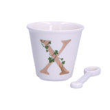 UNICO CUP 'X' W/O HANDLE W/SPOON 75 ccGB