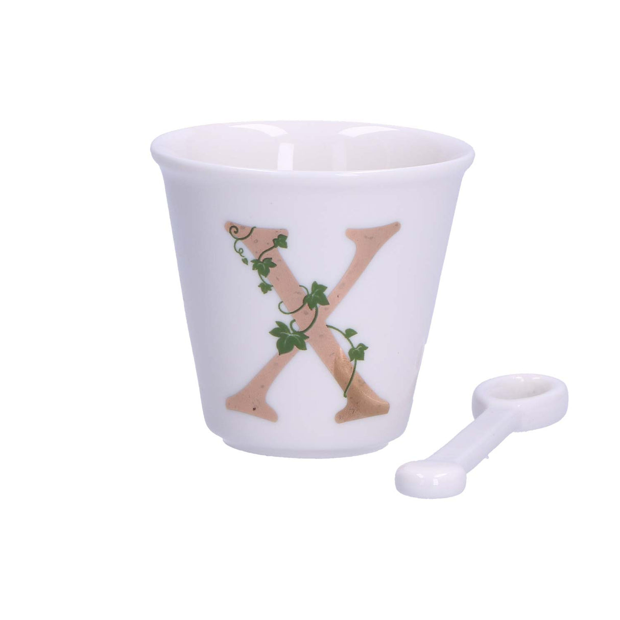 UNICO CUP 'X' W/O HANDLE W/SPOON 75 ccGB