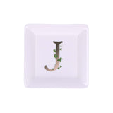 ADORATO SQUARE PLATE 'J' 10X10 cm GB