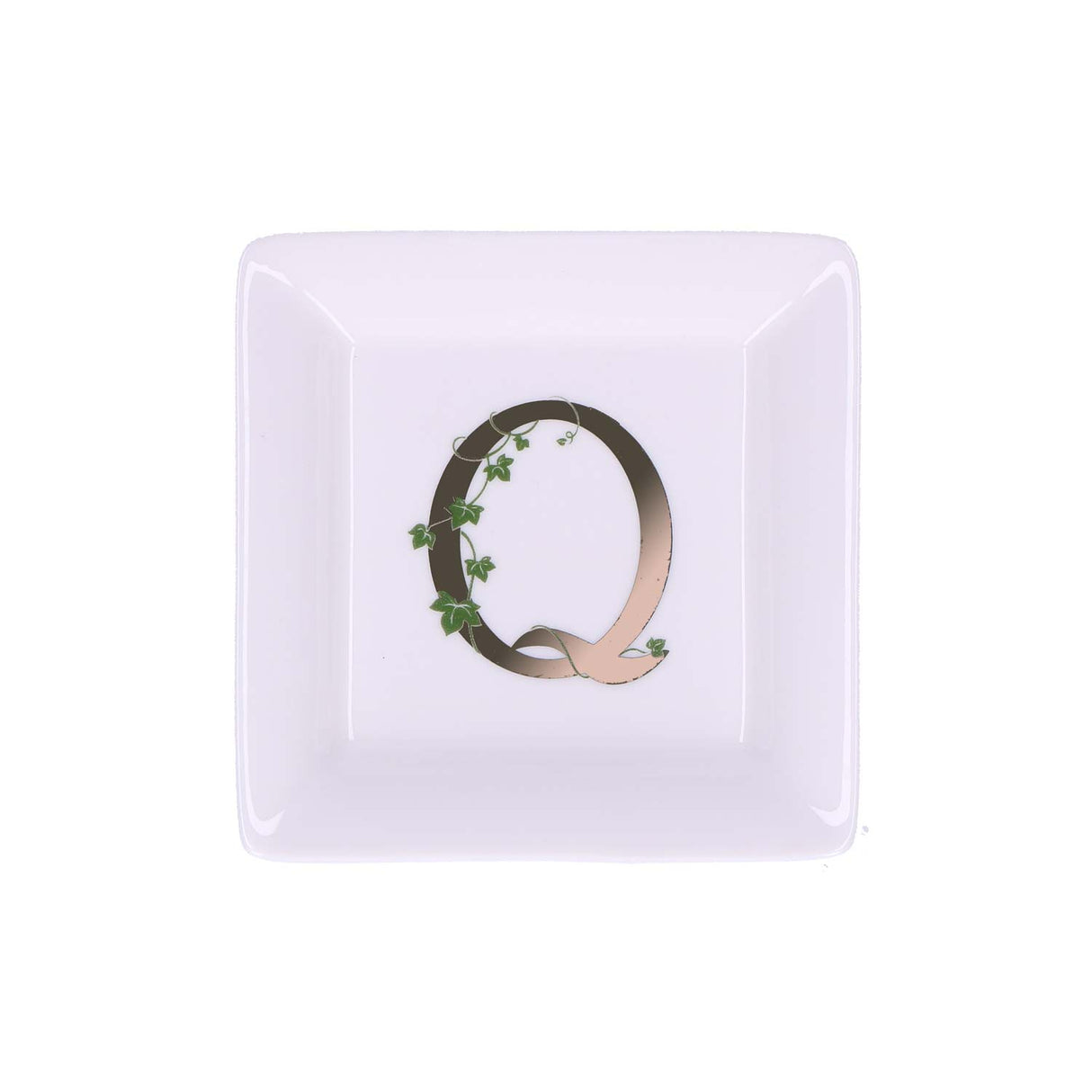 ADORATO SQUARE PLATE 'Q' 10X10 cm GB