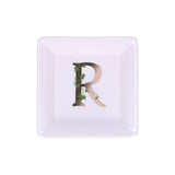ADORATO SQUARE PLATE 'R' 10X10 cm GB