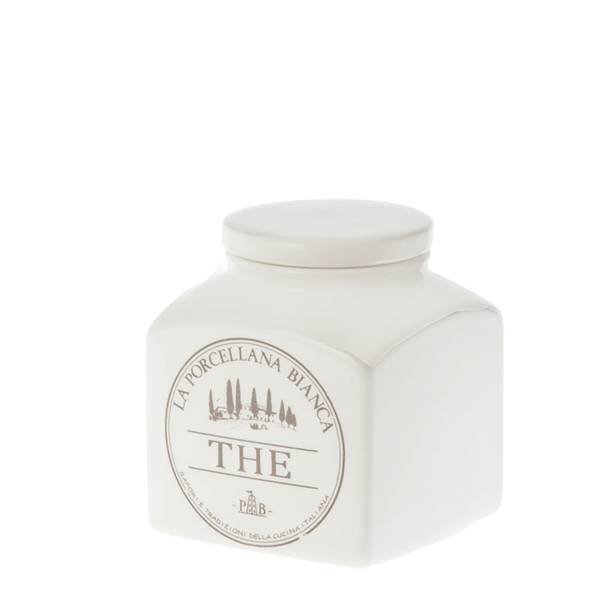 CONSERVA Porcelain Covered Tea Container 17 Oz In Gift Box