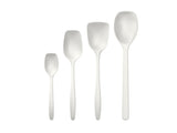 Pot spoon set 4 parts NEW Classic White