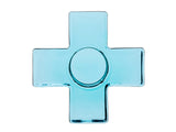 Cross candleholder  blue