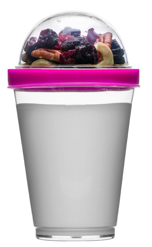 Fresh yoghurt cup  pink