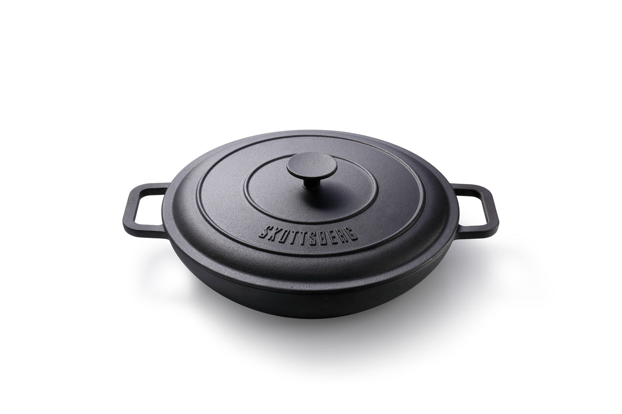 Cast Iron Braiser 31,5cm round w/lid