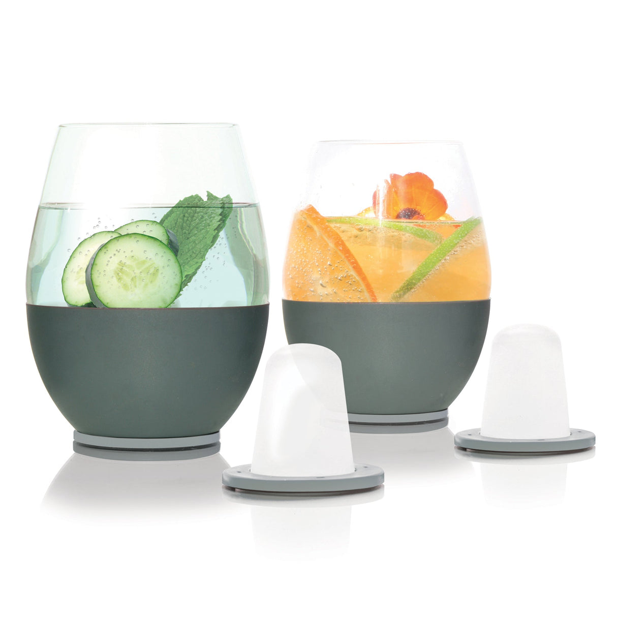 Dimple Stemless set of 2