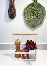 Cabanaz STORAGE RACK metal White