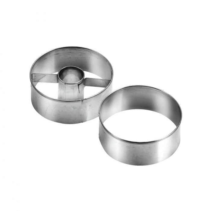 Round-Shaped Shortcake Cutters - Large  2 Pcs Delicia