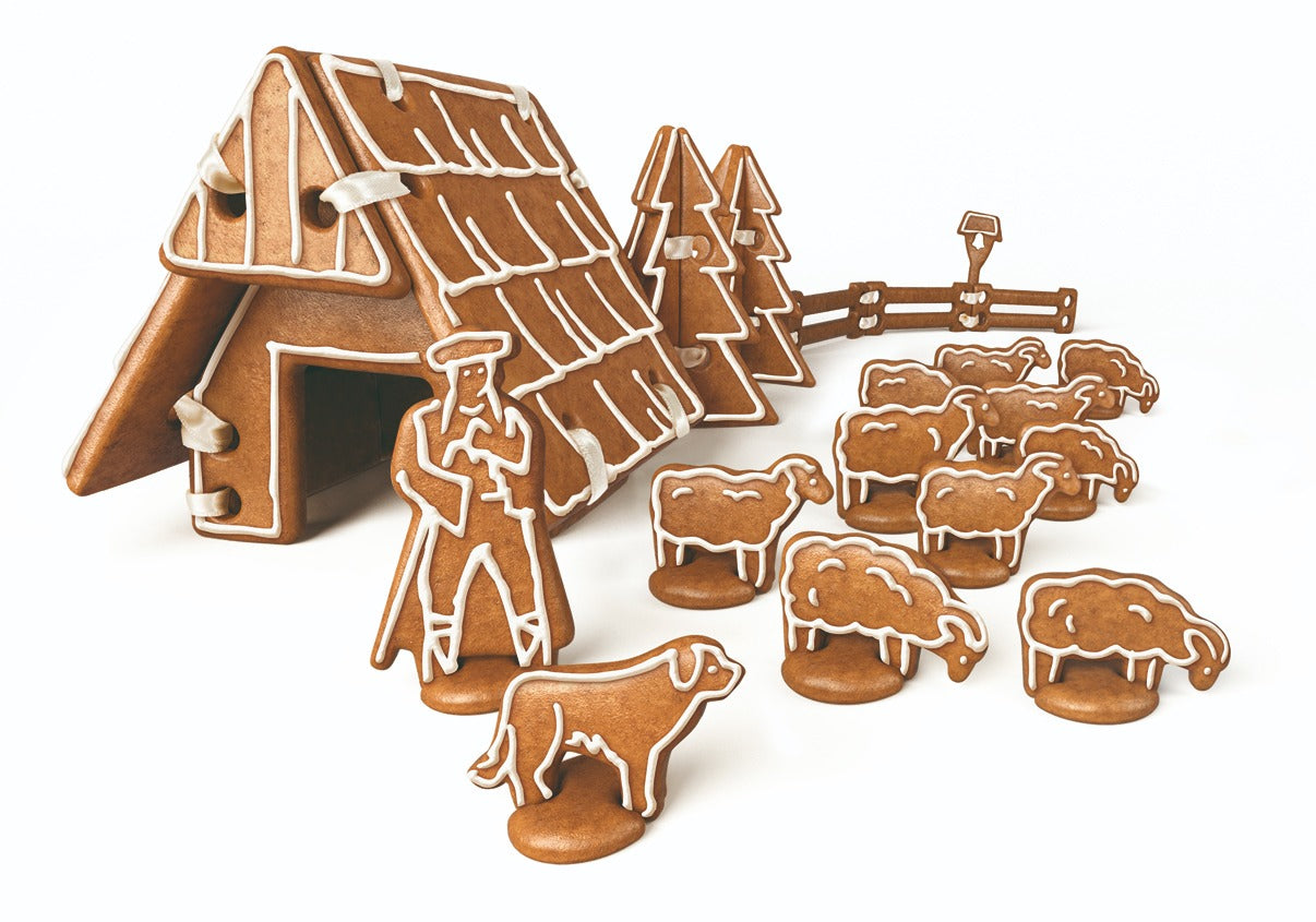 Gingerbread Chalet  Set Of Cookie Cutters Delicia