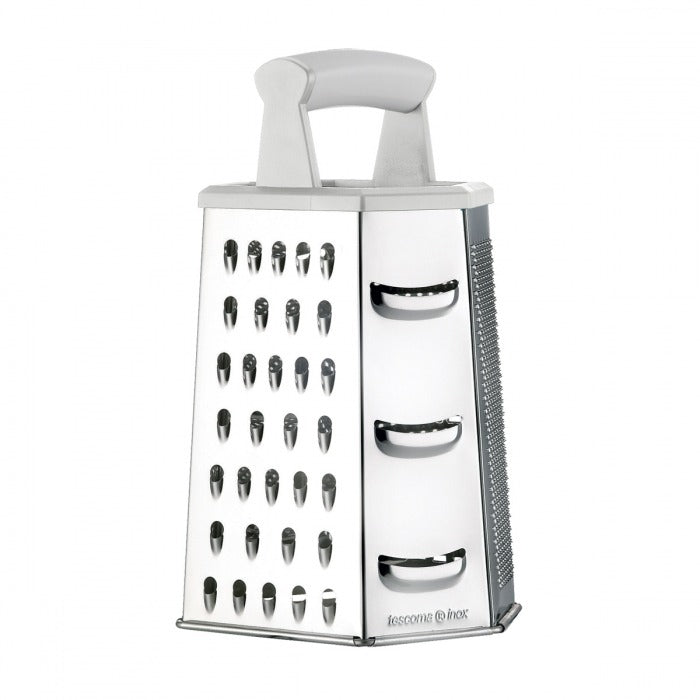 Grater 6 Sides Coloured Handle Handy