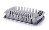 Drainer With Tray  Grey Clean Kit