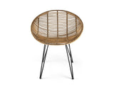 Chair Soe Nature rattan Metal H77