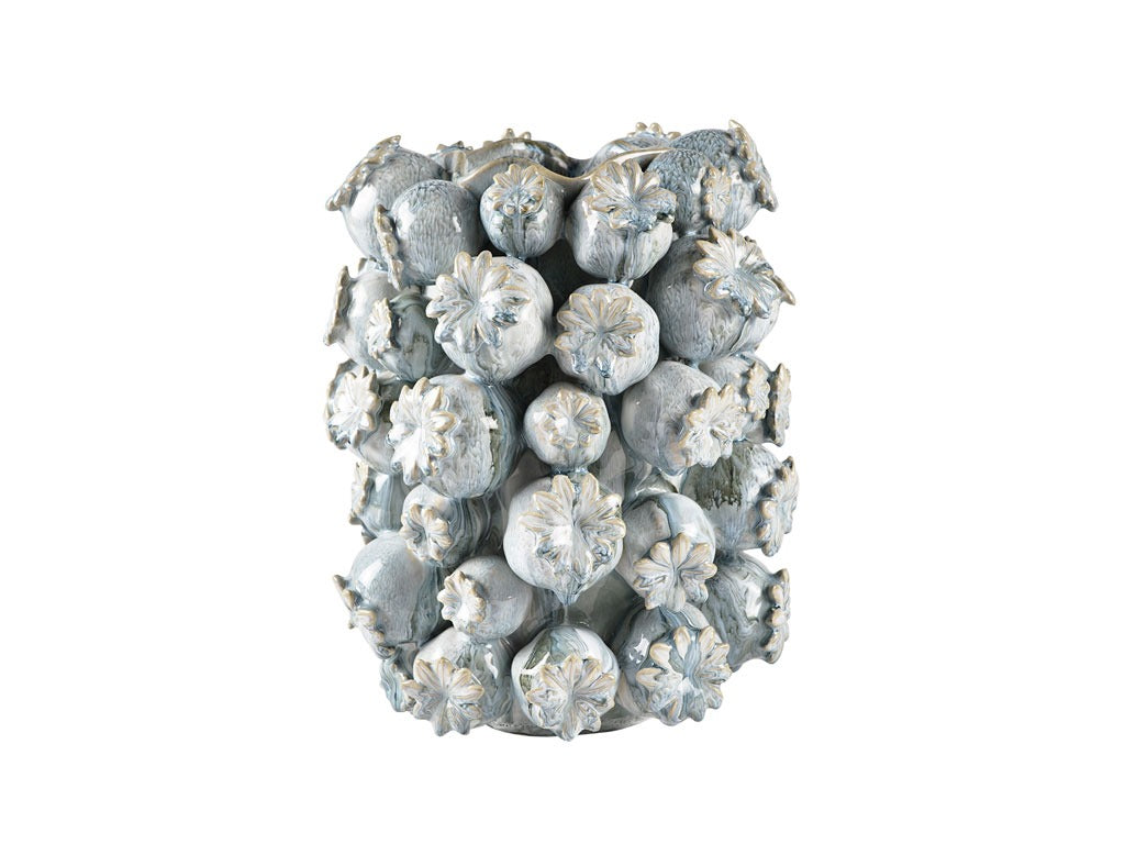 Vase/Flowerpot Elha H29.5cm Ballad Blue Stoneware