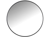 Mirror Vardo D100 cm Black Iron/Mirror