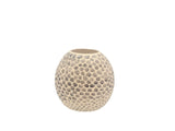 Decoration Vase Taia D18.5 H20cm Cream/Grey Paper Mache