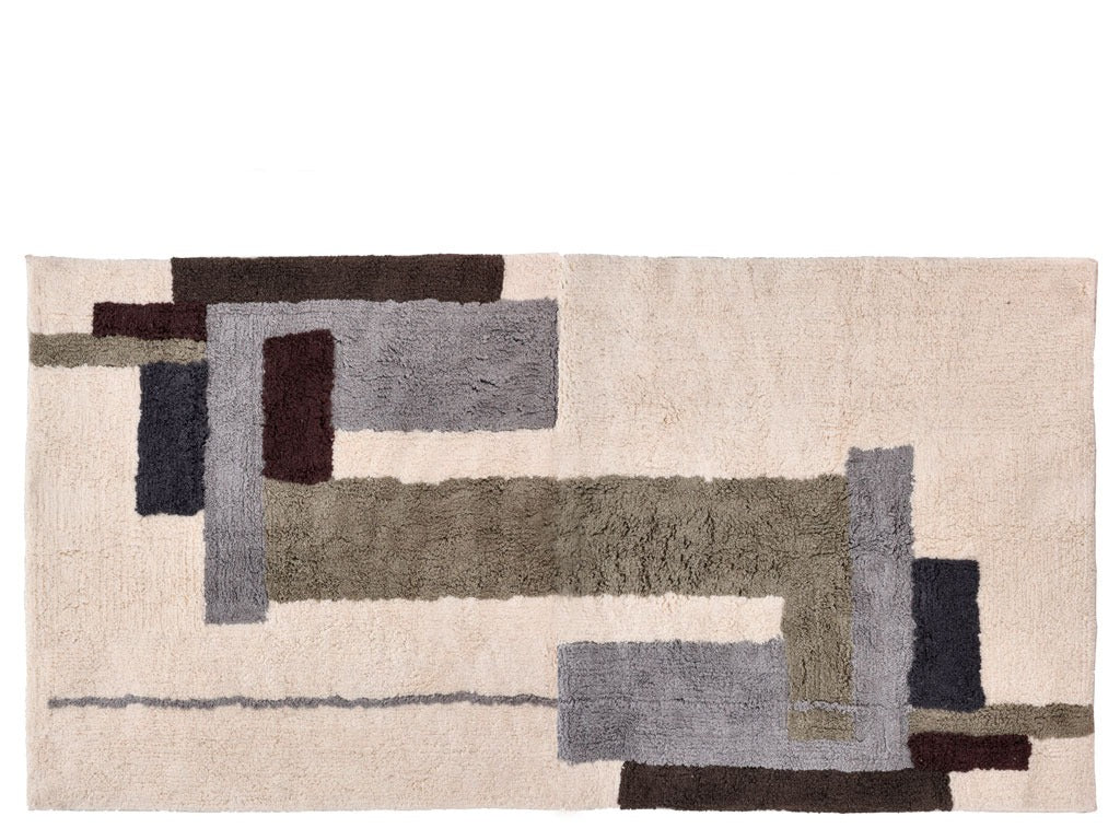 Rug Laerk 200x300cm Grey/Offwhite