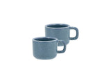 Espresso cup Fjord 0,1 liter 2 pcs Blue Porcelain